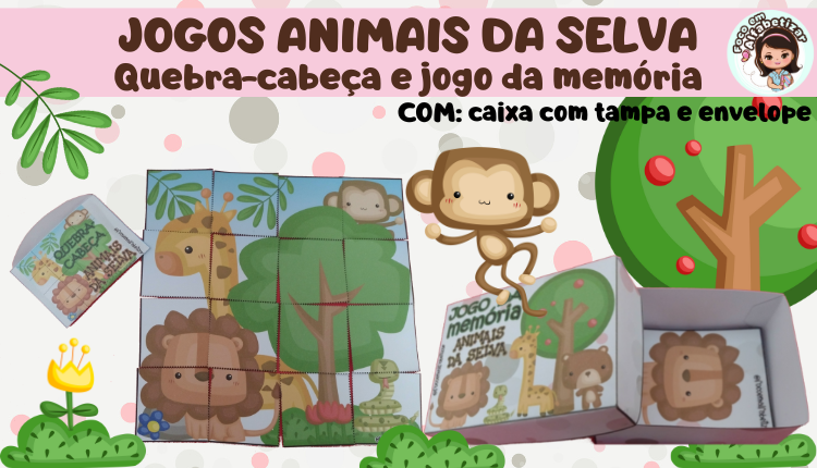 Arquivos jogo da memória dos animais - Atividades para a Educação